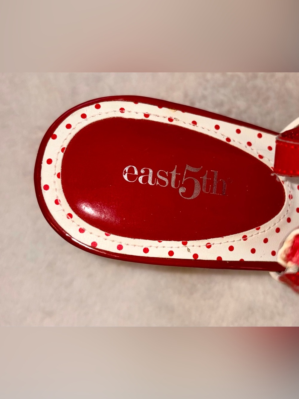 EAST 5th Patent Leather Sling Back Heels sz 8 - Picture 3 of 8